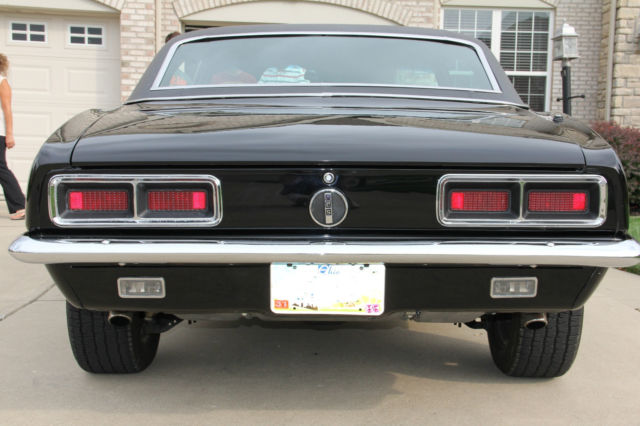 1968 Black Chevrolet Camaro Coupe