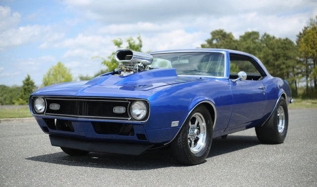 1968 Blue Chevrolet Camaro Coupe