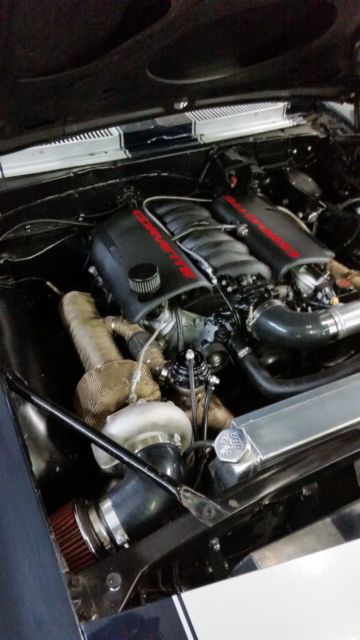 1968 Blue Chevrolet Camaro