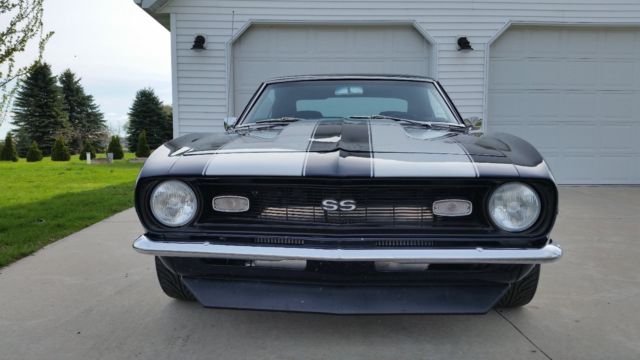 1968 Blue Chevrolet Camaro