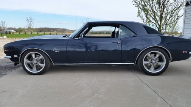 1968 Blue Chevrolet Camaro