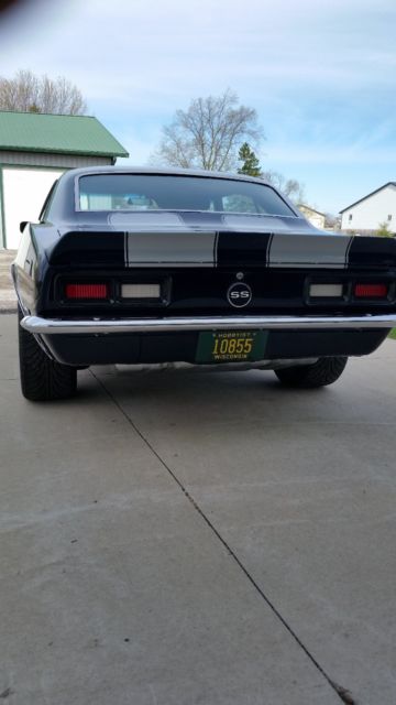 1968 Blue Chevrolet Camaro