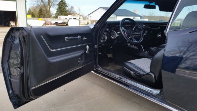 1968 Blue Chevrolet Camaro