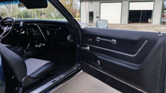 1968 Blue Chevrolet Camaro