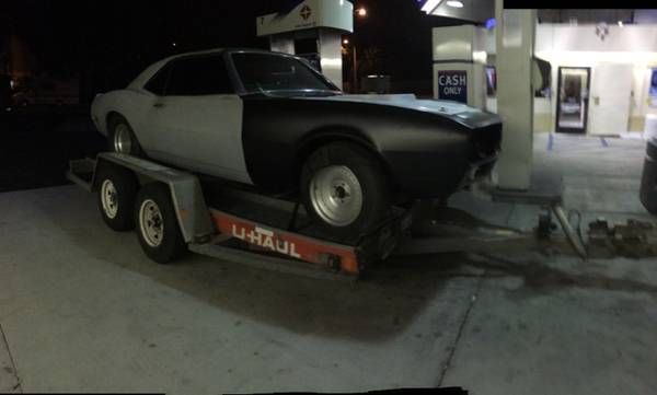 1968 Blue Chevrolet Camaro Coupe
