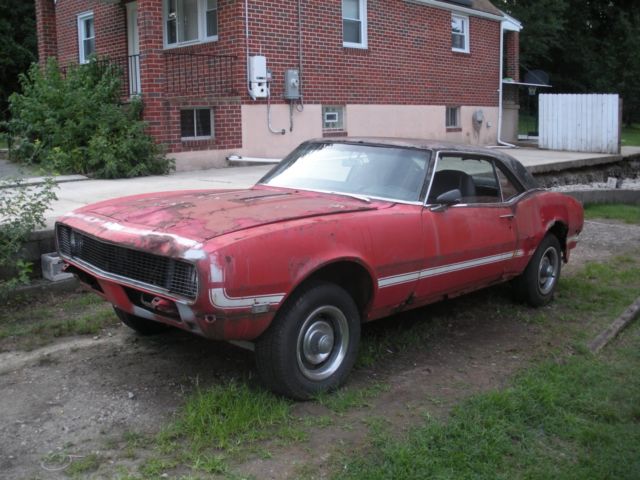 1968 Red Chevrolet Camaro