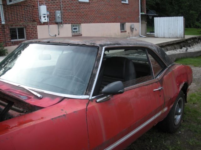 1968 Red Chevrolet Camaro