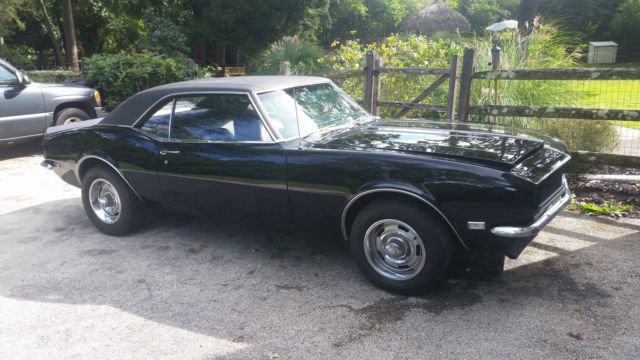 1968 Black Chevrolet Camaro