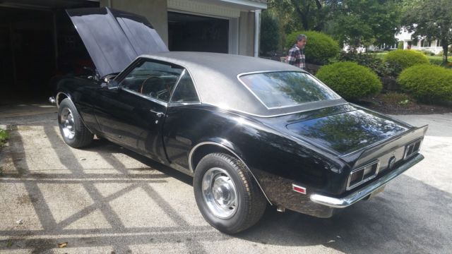 1968 Black Chevrolet Camaro