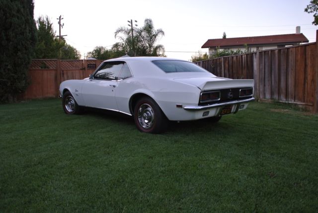 1968 White Chevrolet Camaro Coupe