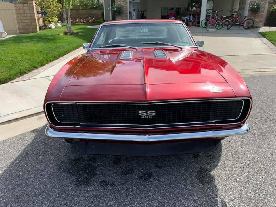1968 Red Chevrolet Camaro Coupe