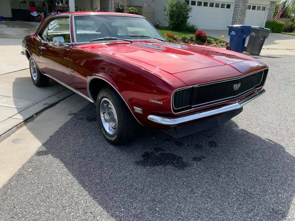 1968 Red Chevrolet Camaro Coupe