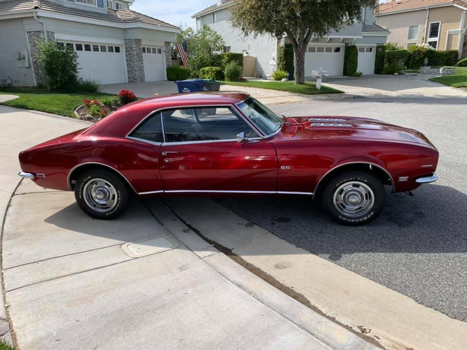 1968 Red Chevrolet Camaro Coupe