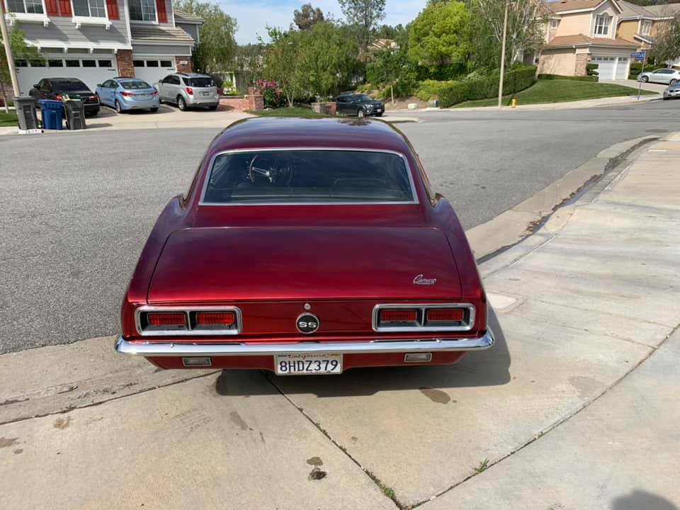 1968 Red Chevrolet Camaro Coupe
