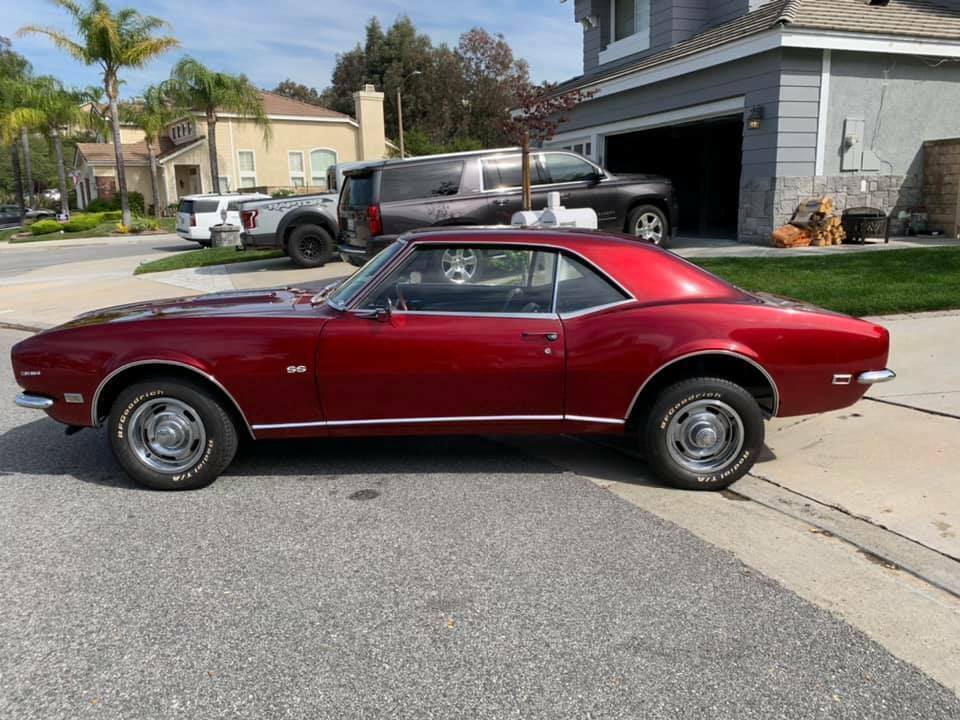 1968 Red Chevrolet Camaro Coupe