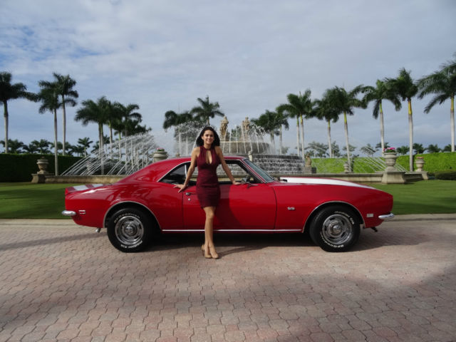 1968 Red Chevrolet Camaro Coupe