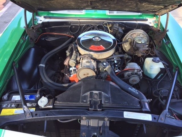 1968 Green Chevrolet Camaro Convertible