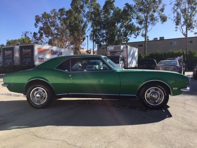1968 Green Chevrolet Camaro Convertible