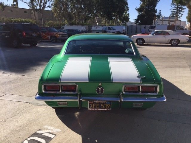 1968 Green Chevrolet Camaro Convertible