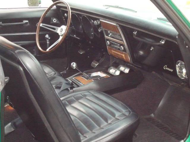 1968 Green Chevrolet Camaro Convertible