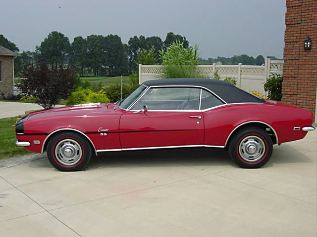 1968 Red Chevrolet Camaro Coupe