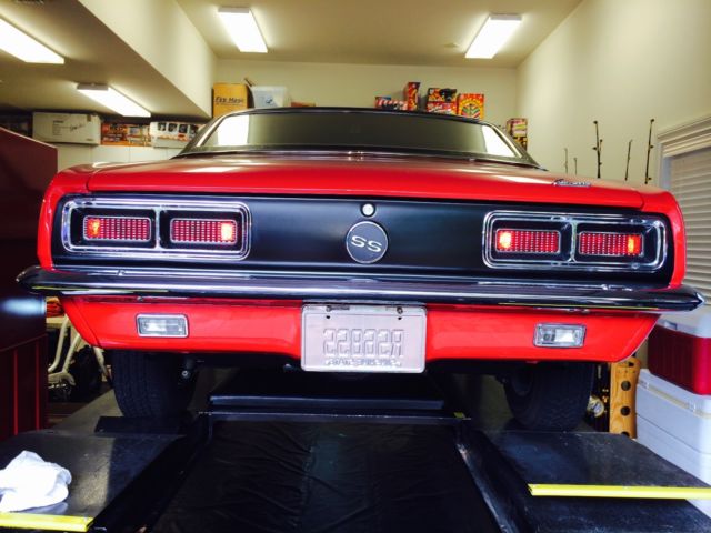 1968 Red Chevrolet Camaro Coupe