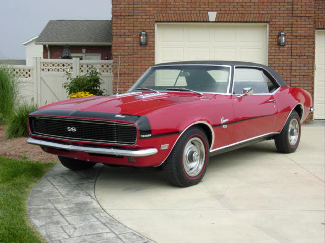 1968 Red Chevrolet Camaro Coupe
