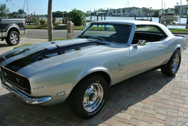 1968 Silver Chevrolet Camaro Coupe
