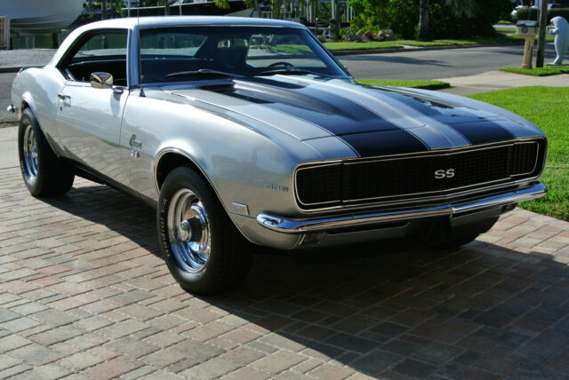 1968 Silver Chevrolet Camaro Coupe