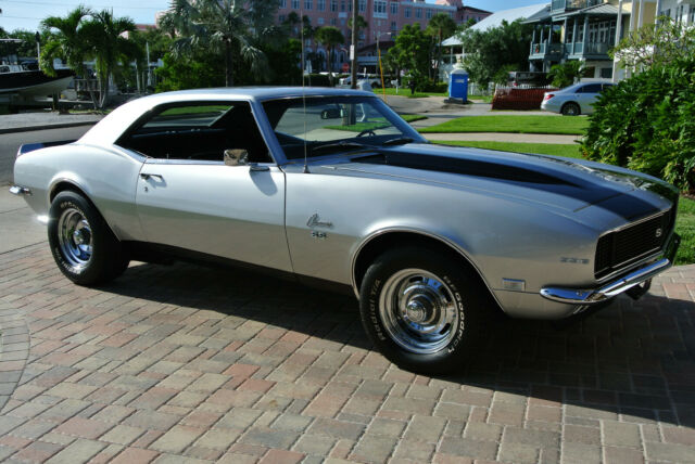 1968 Silver Chevrolet Camaro Coupe