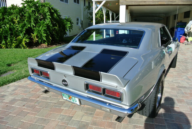 1968 Silver Chevrolet Camaro Coupe
