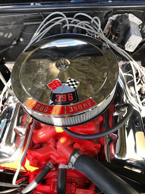 1968 Black Chevrolet Camaro Convertible