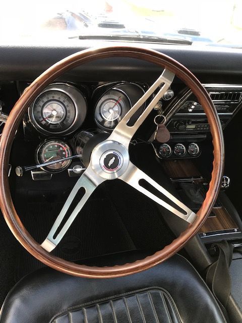 1968 Black Chevrolet Camaro Convertible
