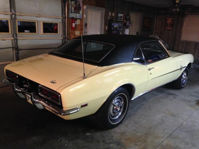 1968 Butternut Yellow Chevrolet Camaro Coupe