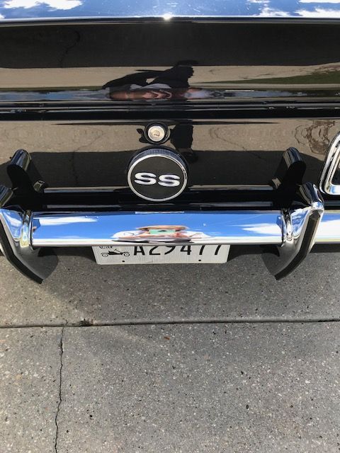 1968 Black Chevrolet Camaro Convertible