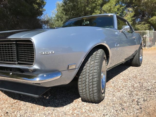 1968 Blue Chevrolet Camaro