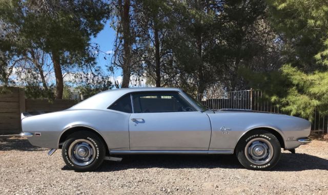 1968 Blue Chevrolet Camaro