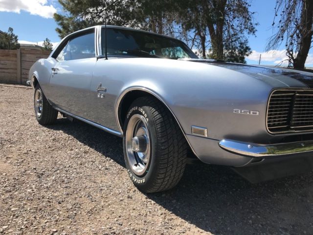 1968 Blue Chevrolet Camaro