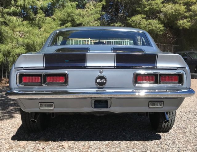 1968 Blue Chevrolet Camaro