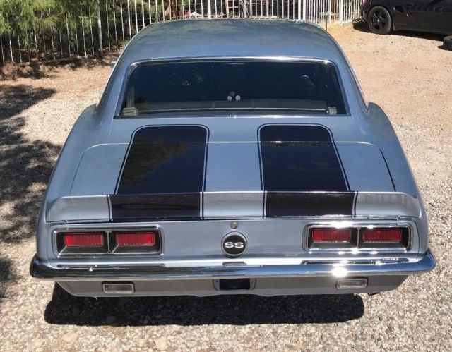 1968 Blue Chevrolet Camaro