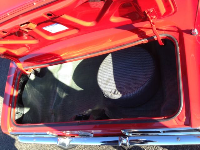 1968 Red Chevrolet Camaro Convertible