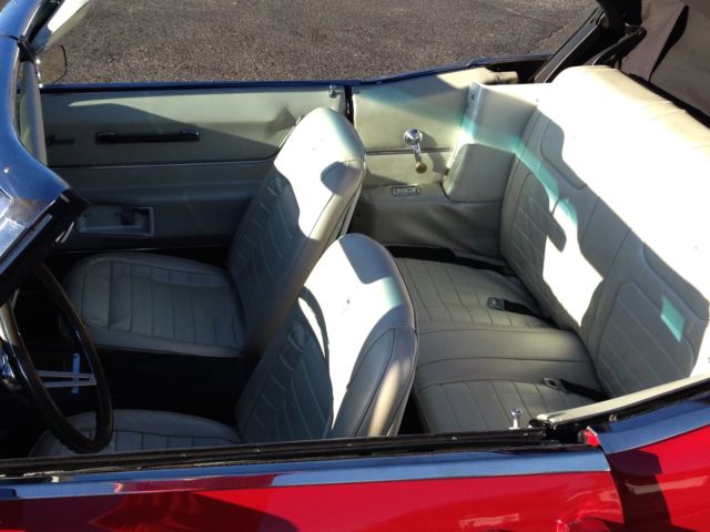 1968 Red Chevrolet Camaro Convertible