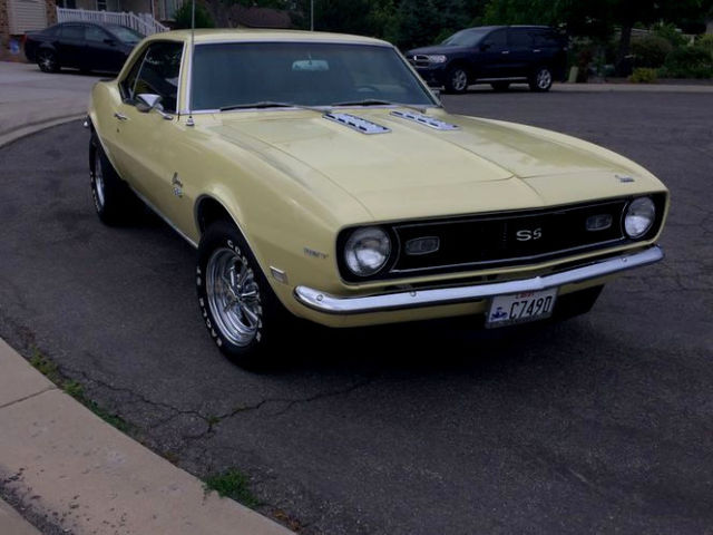 1968 Yellow Chevrolet Camaro Coupe