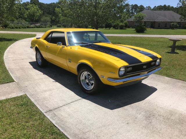1968 Yellow Chevrolet Camaro Coupe