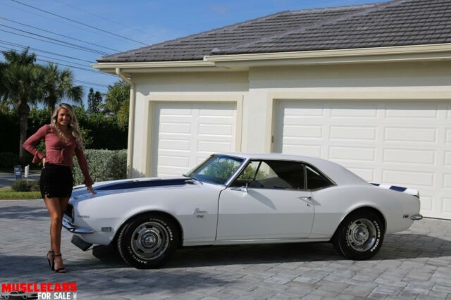 1968 White Chevrolet Camaro Coupe