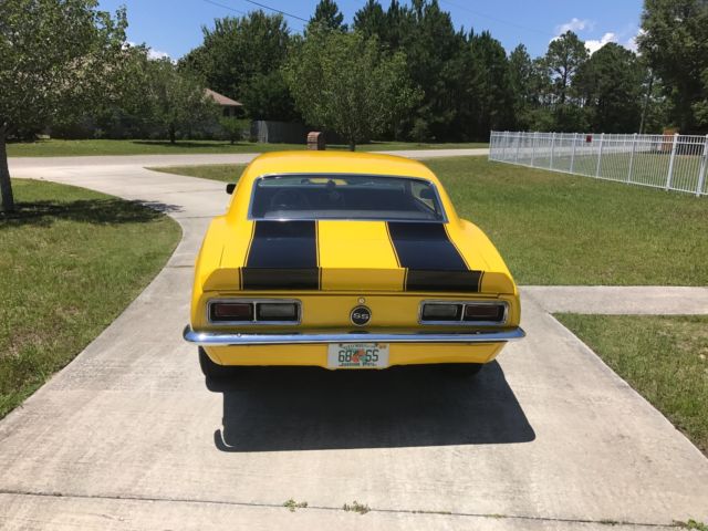 1968 Yellow Chevrolet Camaro Coupe