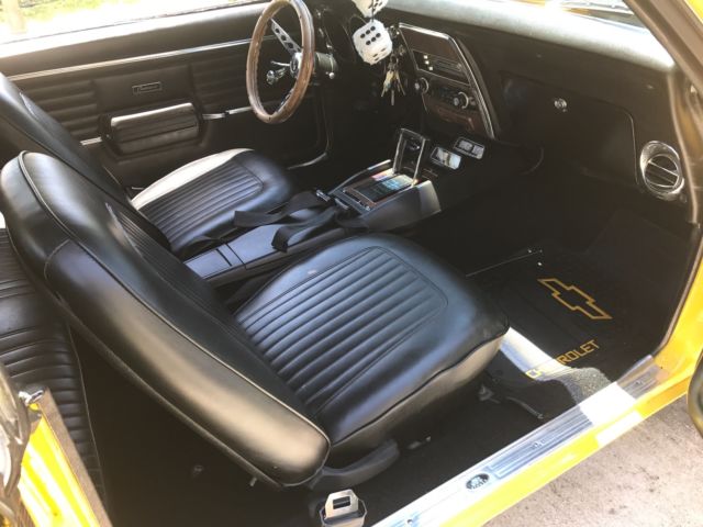 1968 Yellow Chevrolet Camaro Coupe