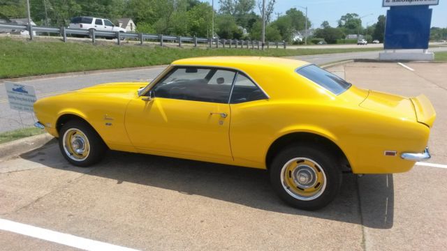 1968 Yellow Chevrolet Camaro Coupe