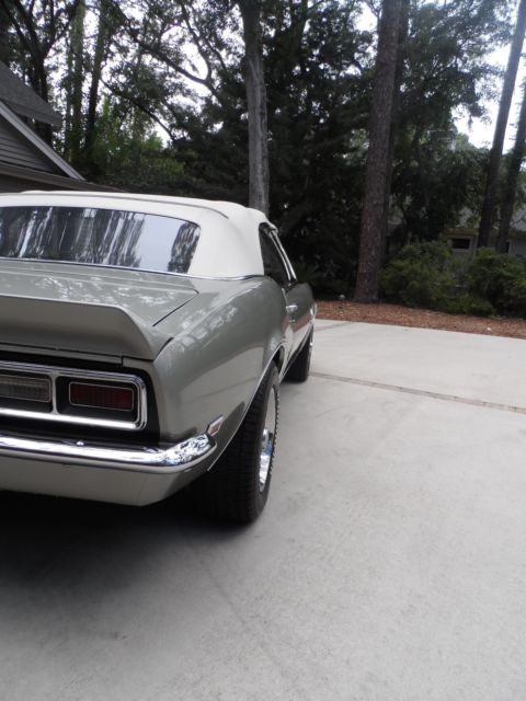 1968 Seafrost Green Chevrolet Camaro Convertible