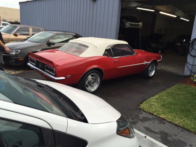 1968 Seafrost Green Chevrolet Camaro Convertible